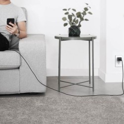 CB-AL05 nylonowy kabel Quick Charge Lightning-USB | 2m | cer… | PartsPC.pl