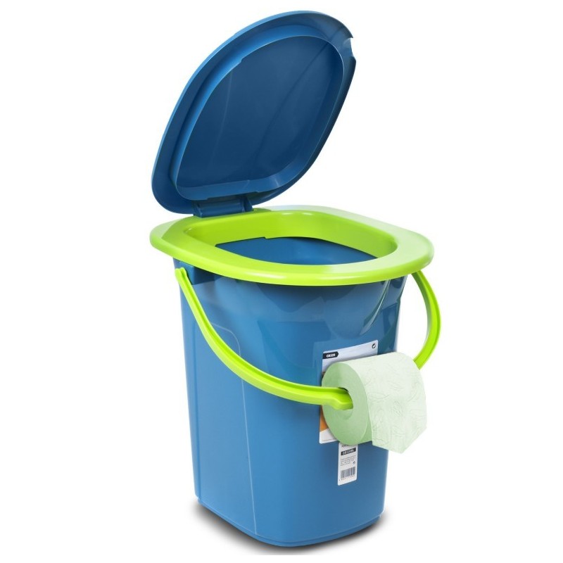 Toaleta turystyczna GB320BL morski-limonka | PartsPC.pl