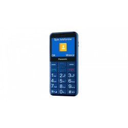 Telefon dla seniora KX-TU155 niebieski | PartsPC.pl