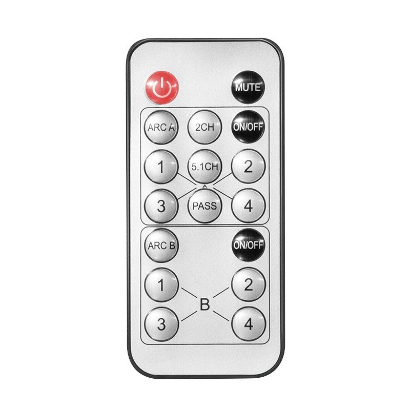 Switch 4x2 HDMI, 4K 60Hz, z pilotem | PartsPC.pl
