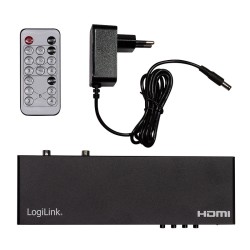 Switch 4x2 HDMI, 4K 60Hz, z pilotem | PartsPC.pl