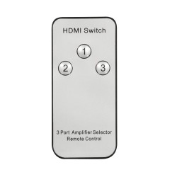 Przełącznik Switch 3x1 HDMI, 1080p 60Hz, z pilotem | PartsPC.pl
