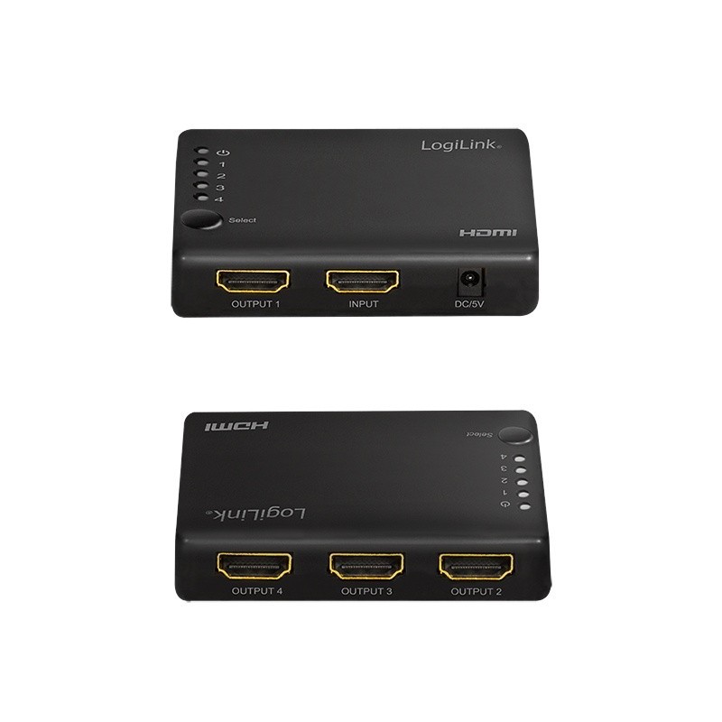 Splitter 4xHDMI 4K, 30Hz | PartsPC.pl