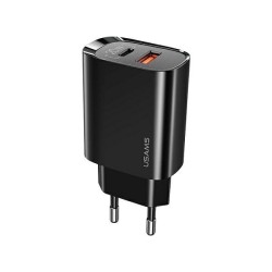 Ładowarka sieciowa 1xUSB-C+1xUSB T35 20W PD3.0 QC3.0 Fast ch… | PartsPC.pl