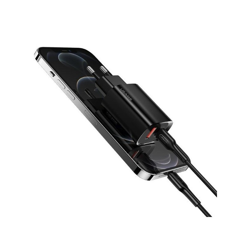 Ładowarka sieciowa 1xUSB-C+1xUSB T35 20W PD3.0 QC3.0 Fast ch… | PartsPC.pl