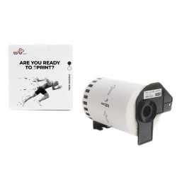 Etykiety TBEB-DK22243 Brother Czarny na Białym 102x30.48mm | PartsPC.pl