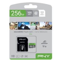 Karta pamięci MicroSDXC Elite 256GB P-SDU256V11100EL-GE | PartsPC.pl