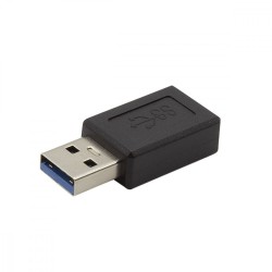 USB-A (m) to USB-C (f) Adapter 10 Gbps | PartsPC.pl