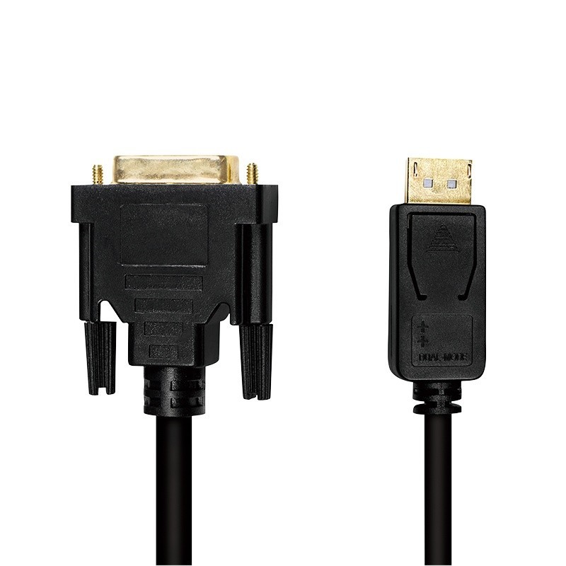 Kabel DisplayPort 1.2 do DVI 2m Czarny | PartsPC.pl