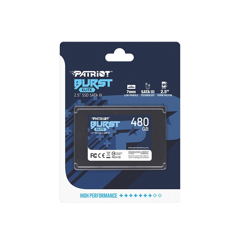 SSD 480GB Burst Elite 450/320MB/s SATA III 2.5 | PartsPC.pl