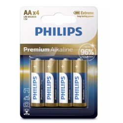 Baterie alkaliczne premium  AA x4 | PartsPC.pl