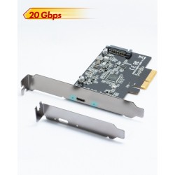 IB-PCI1901-C32 Karta PCIe, TYPE-C USB 3.2 (Gen 2x2) | PartsPC.pl