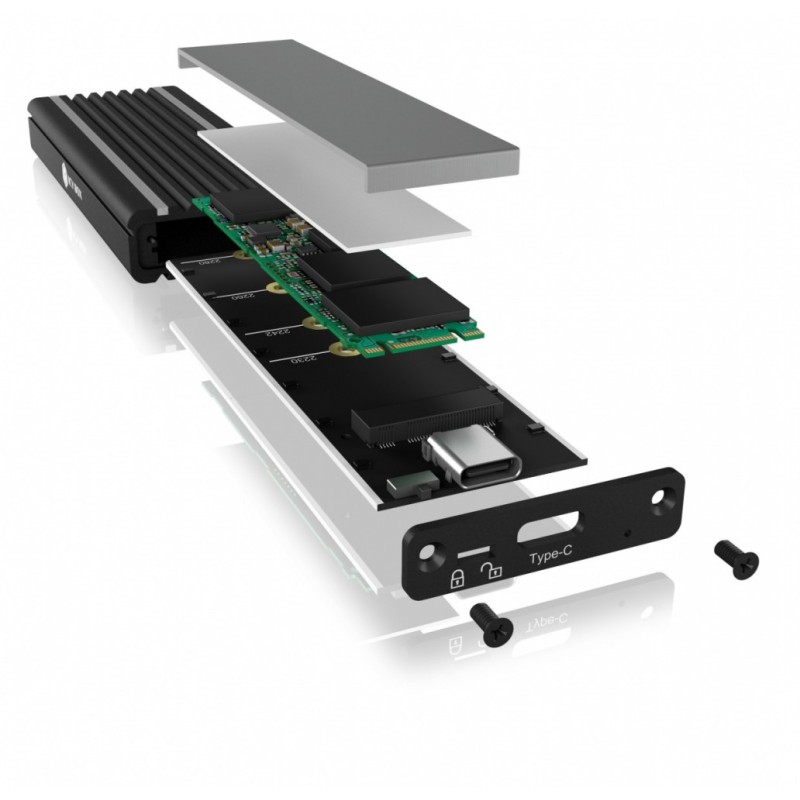 IB-1824ML-C31 Obudowa M.2 NVMe z oświetleniem RGB | PartsPC.pl
