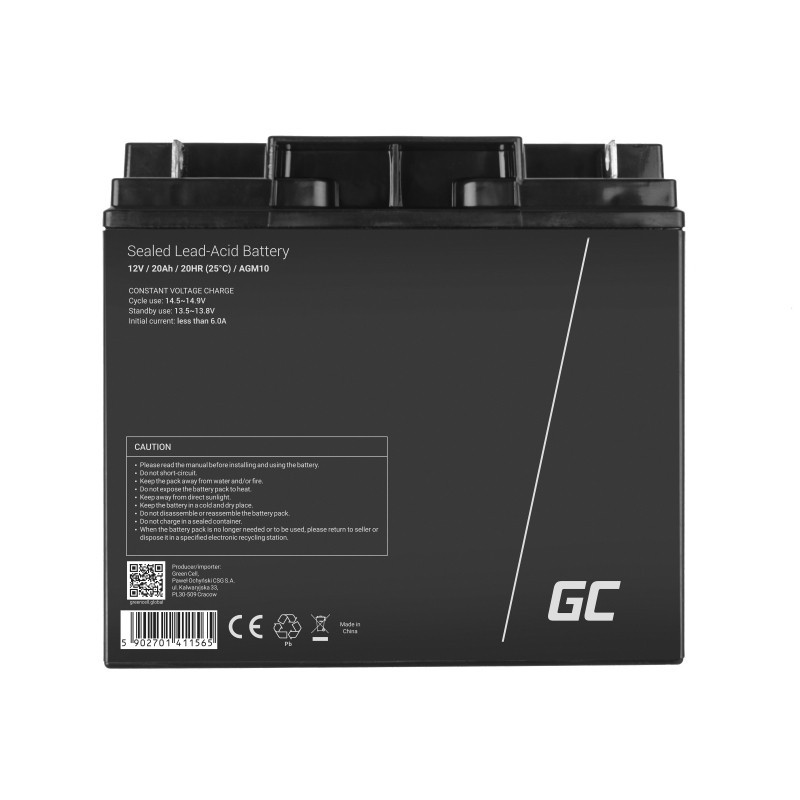 Akumulator AGM 12V 20Ah | PartsPC.pl