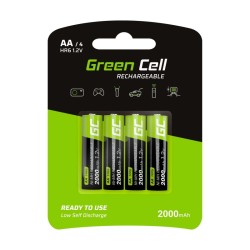 Akumulatorki Paluszki 4x AA HR6 2000 mAh | PartsPC.pl