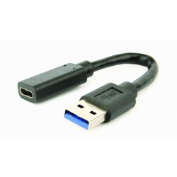 Adapter USB 3.1 A męski do USB C żeński 10 cm | PartsPC.pl