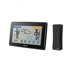 Stacja pogody Touch Czarna | PartsPC.pl