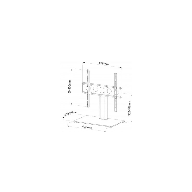 Ministolik/stojak + uchwyt do TV 32-55 cali 40 kg SD-33 | PartsPC.pl