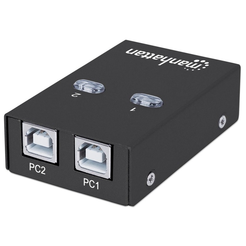 Przełącznik automatyczny Hi-Speed USB 2.0 2 PC - 1 USB | PartsPC.pl