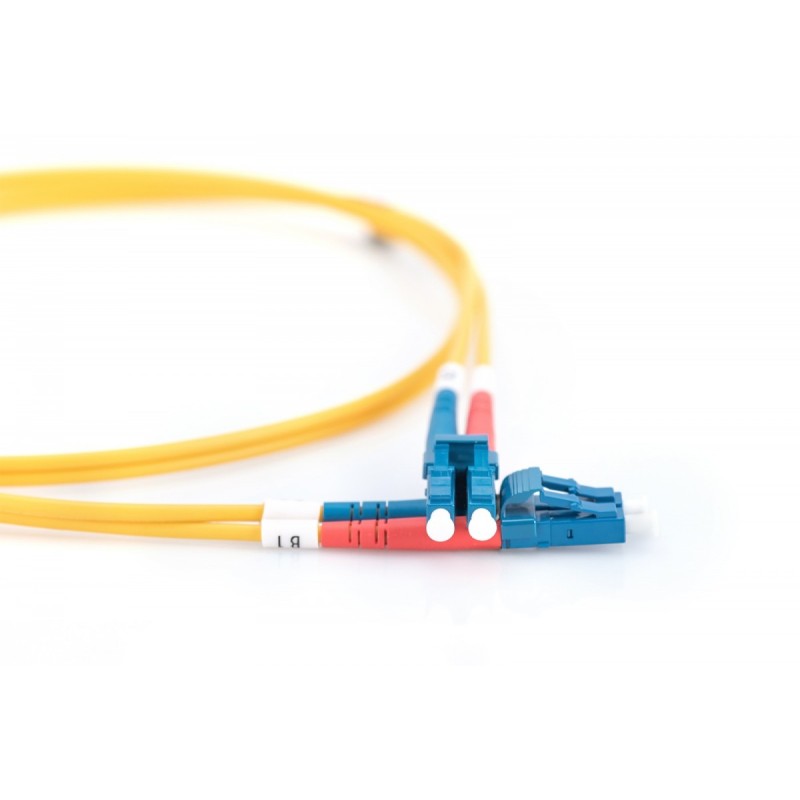 Patchcord FO Singlemode 09/125 OS2 LC-LC duplex 2m Żółty | PartsPC.pl