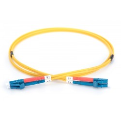 Patchcord FO Singlemode 09/125 OS2 LC-LC duplex 2m Żółty | PartsPC.pl