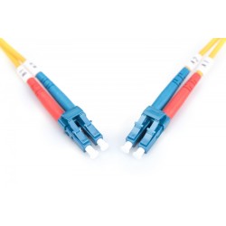 Patchcord FO Singlemode 09/125 OS2 LC-LC duplex 2m Żółty | PartsPC.pl
