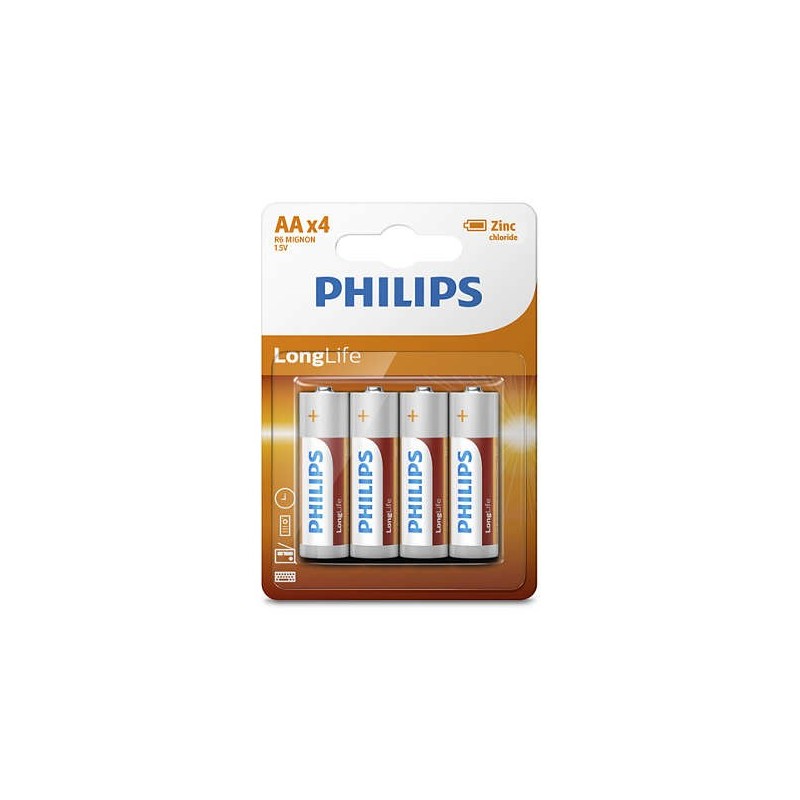 Baterie LongLife AA 4szt. blister | PartsPC.pl
