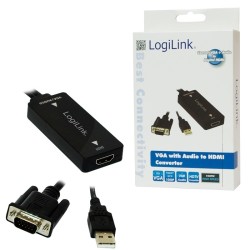 Konwerter VGA do HDMI z audio | PartsPC.pl