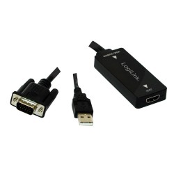 Konwerter VGA do HDMI z audio | PartsPC.pl