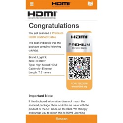 Kabel premium HDMI Ultra HD, 7.5m | PartsPC.pl