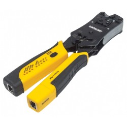 Zaciskarka wtyków RJ411/RJ12/RJ22/RJ45 z testerem okablowani… | PartsPC.pl