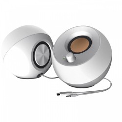 Głośniki Pebble 2.0 USB białe | PartsPC.pl