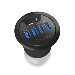 IB-HUB1403 HUB biurkowy 60mm | PartsPC.pl