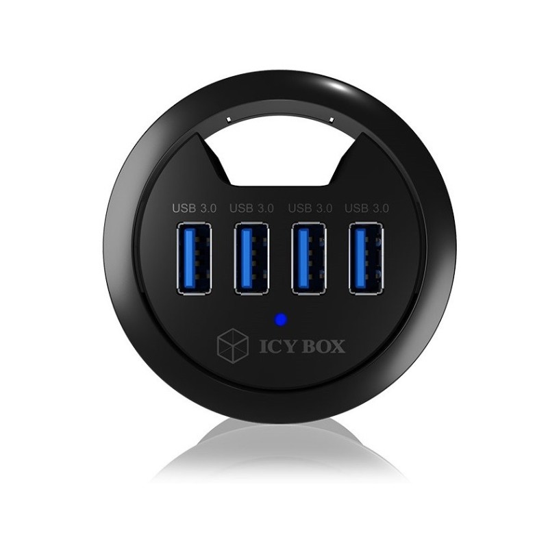 IB-HUB1403 HUB biurkowy 60mm | PartsPC.pl
