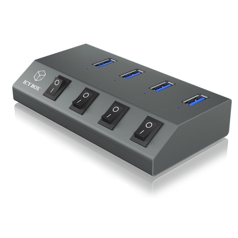 IB-HUB1405C 4 portowy Hub USB 3.0 | PartsPC.pl