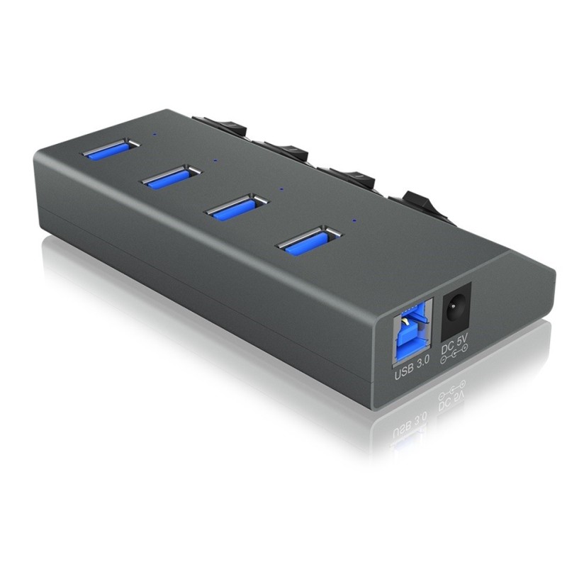 IB-HUB1405C 4 portowy Hub USB 3.0 | PartsPC.pl