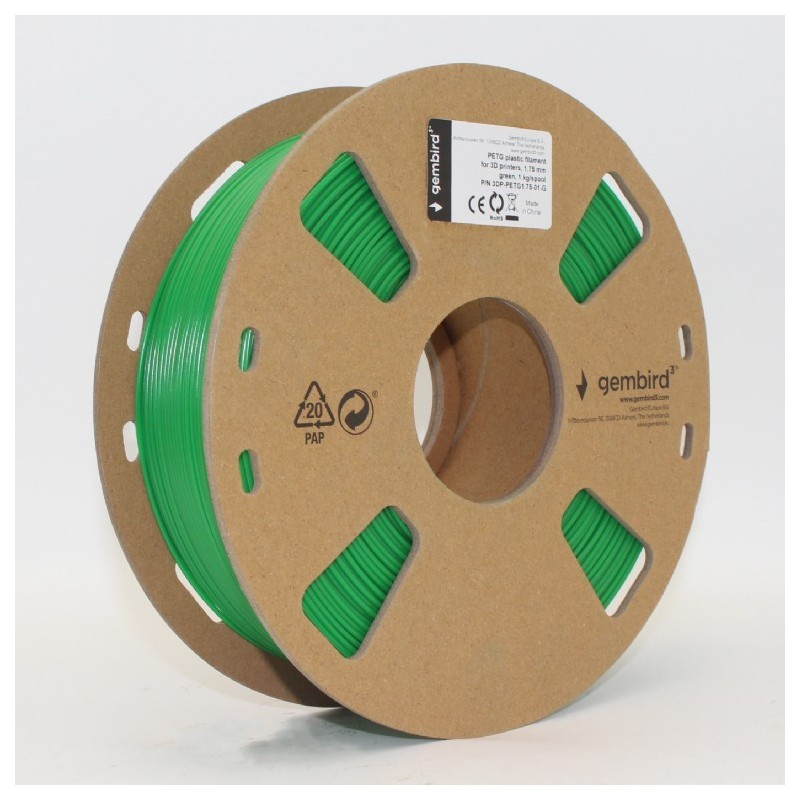 Filament drukarki 3D PTG/1.75mm/zielony | PartsPC.pl