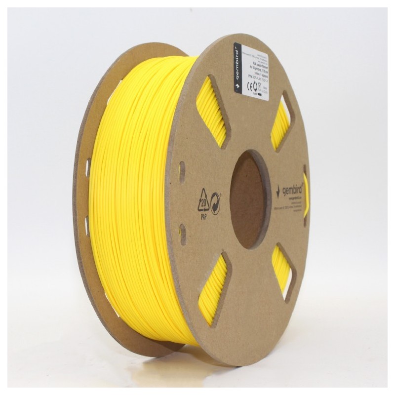 Filament drukarki 3D PLA/1.75 mm/1kg/żółty | PartsPC.pl