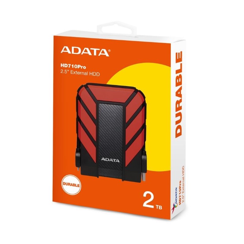 DashDrive Durable HD710 2TB 2.5'' USB3.1 Czerwony | PartsPC.pl