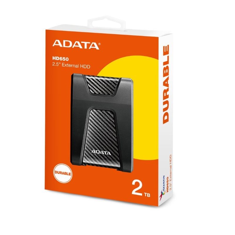 DashDrive Durable HD650 2TB 2.5'' USB3.1 Czarny | PartsPC.pl