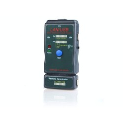 Tester diodowy kabli RJ4 5,RJ11,UTP,STP,USB AA/AB | PartsPC.pl