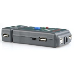 Tester diodowy kabli RJ4 5,RJ11,UTP,STP,USB AA/AB | PartsPC.pl