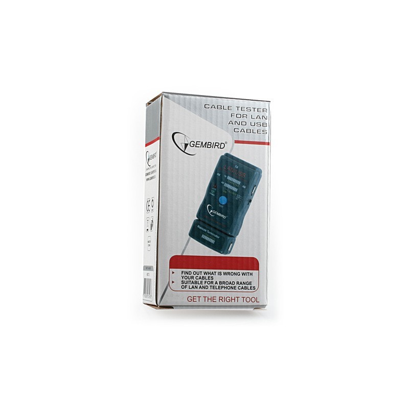 Tester diodowy kabli RJ4 5,RJ11,UTP,STP,USB AA/AB | PartsPC.pl