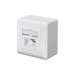 Gniazdo natynkowe kat.5e 2xRJ45 ekranowane | PartsPC.pl
