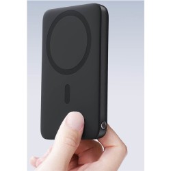 Powerbank magnetyczny Aukey PB-MS01 6700 mAh, 15/20W, stojący, szary