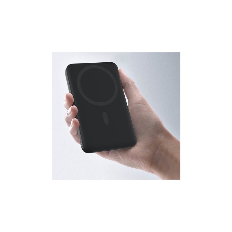 Powerbank magnetyczny Aukey PB-MS01 6700 mAh, 15/20W, stojący, szary