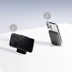 Powerbank magnetyczny Aukey PB-MS01 6700 mAh, 15/20W, stojący, szary