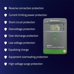 Solarny regulator ładowania MPPT z czujnikiem temperatury 40… | PartsPC.pl