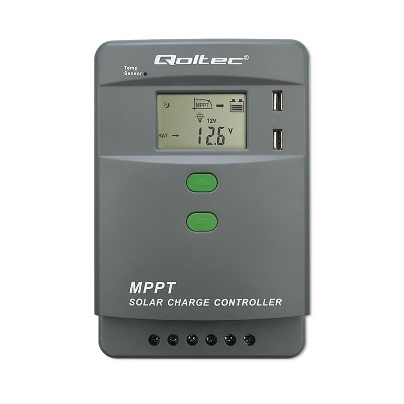 Solarny regulator ładowania MPPT z czujnikiem temperatury 40… | PartsPC.pl