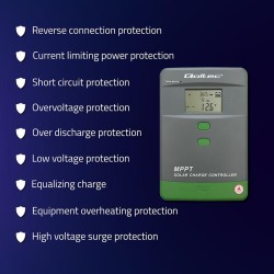 Solarny regulator ładowania MPPT z czujnikiem temperatury 50… | PartsPC.pl